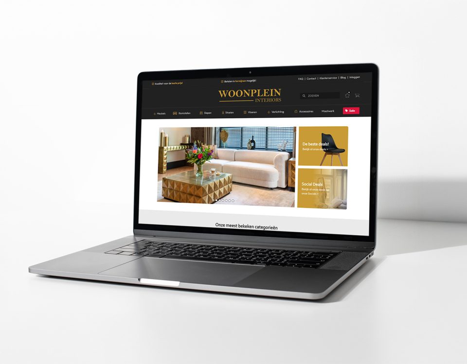 Woonplein Mockup Desktop