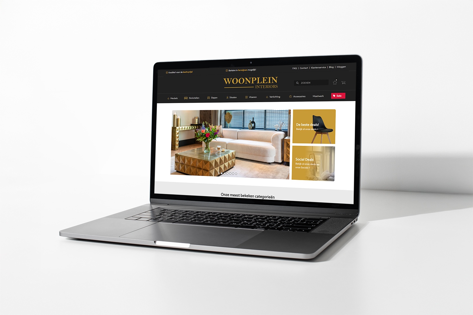 Woonplein Mockup Desktop