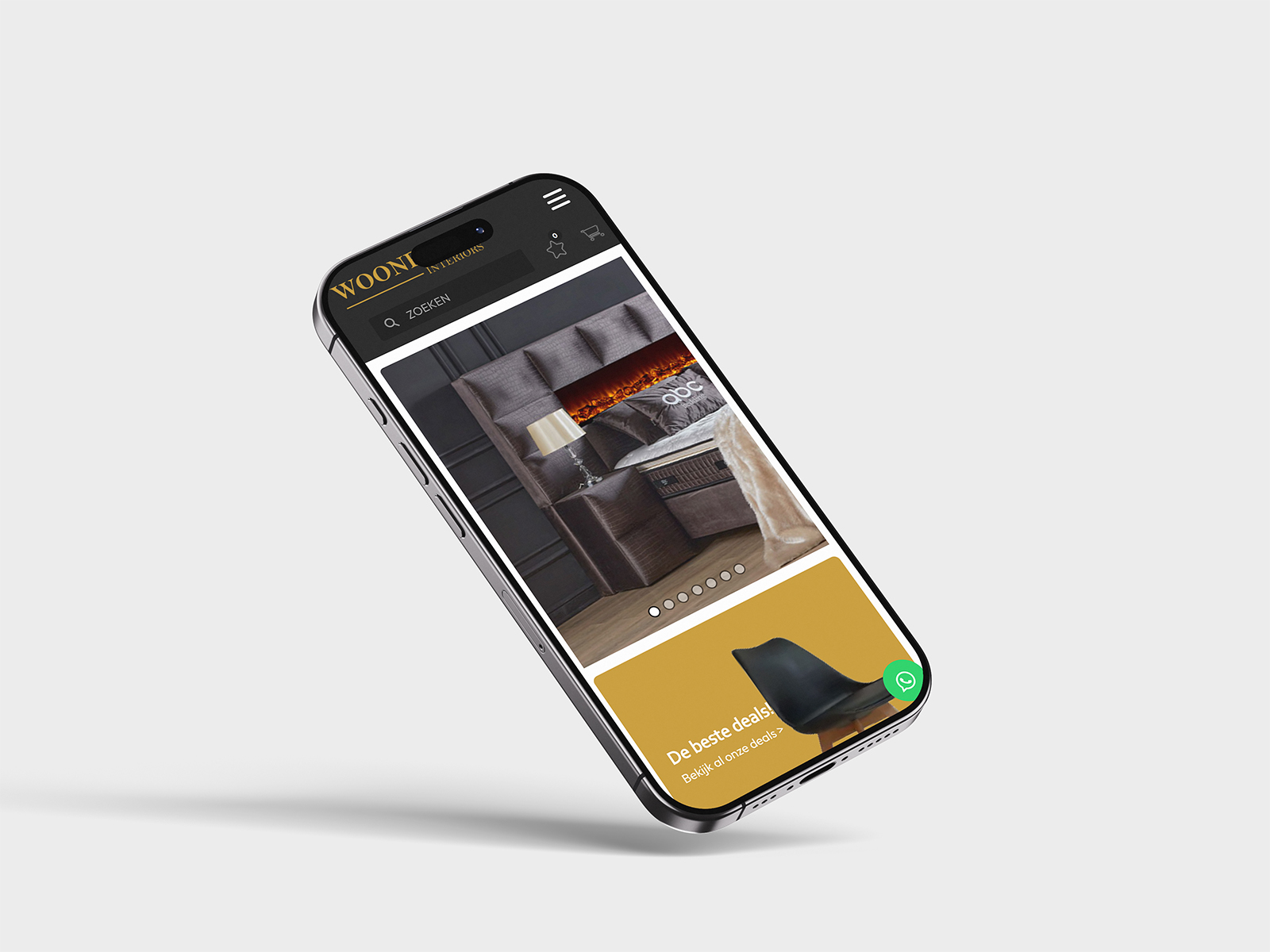 Woonplein Mockup Mobiel