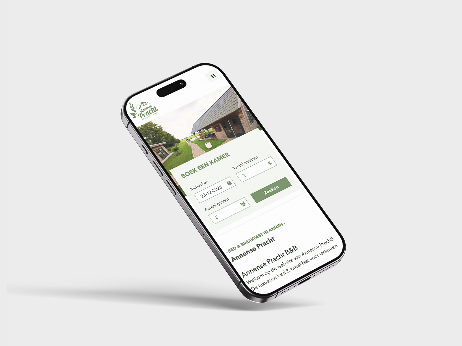 Annense Pracht Mockup Telefoon