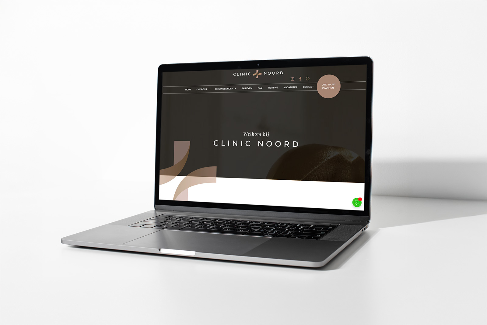 Clinic Noord Mockup Laptop