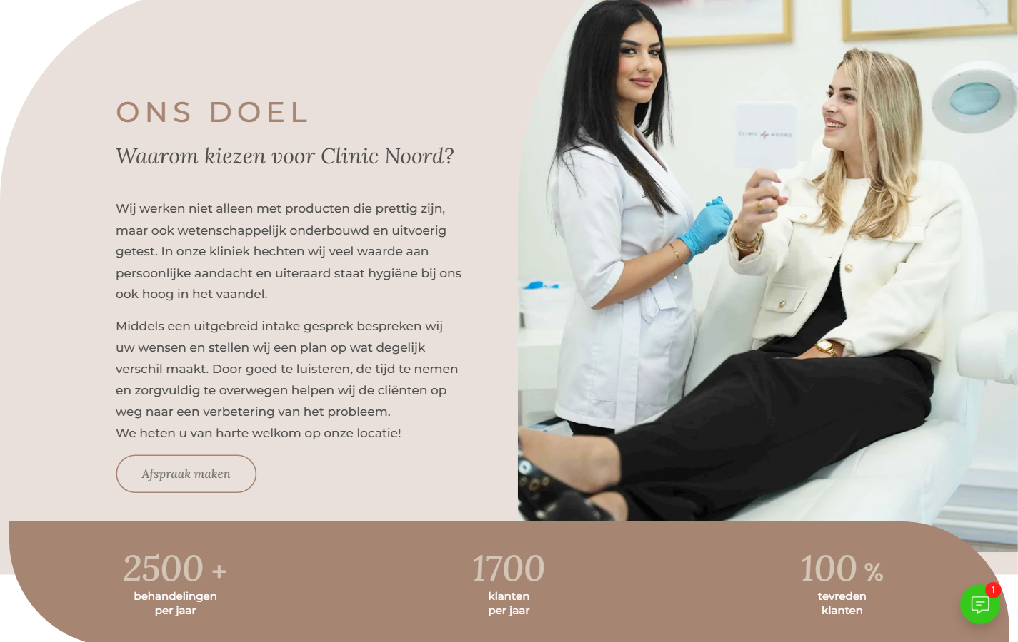 Clinic Noord Website Screenshot 1