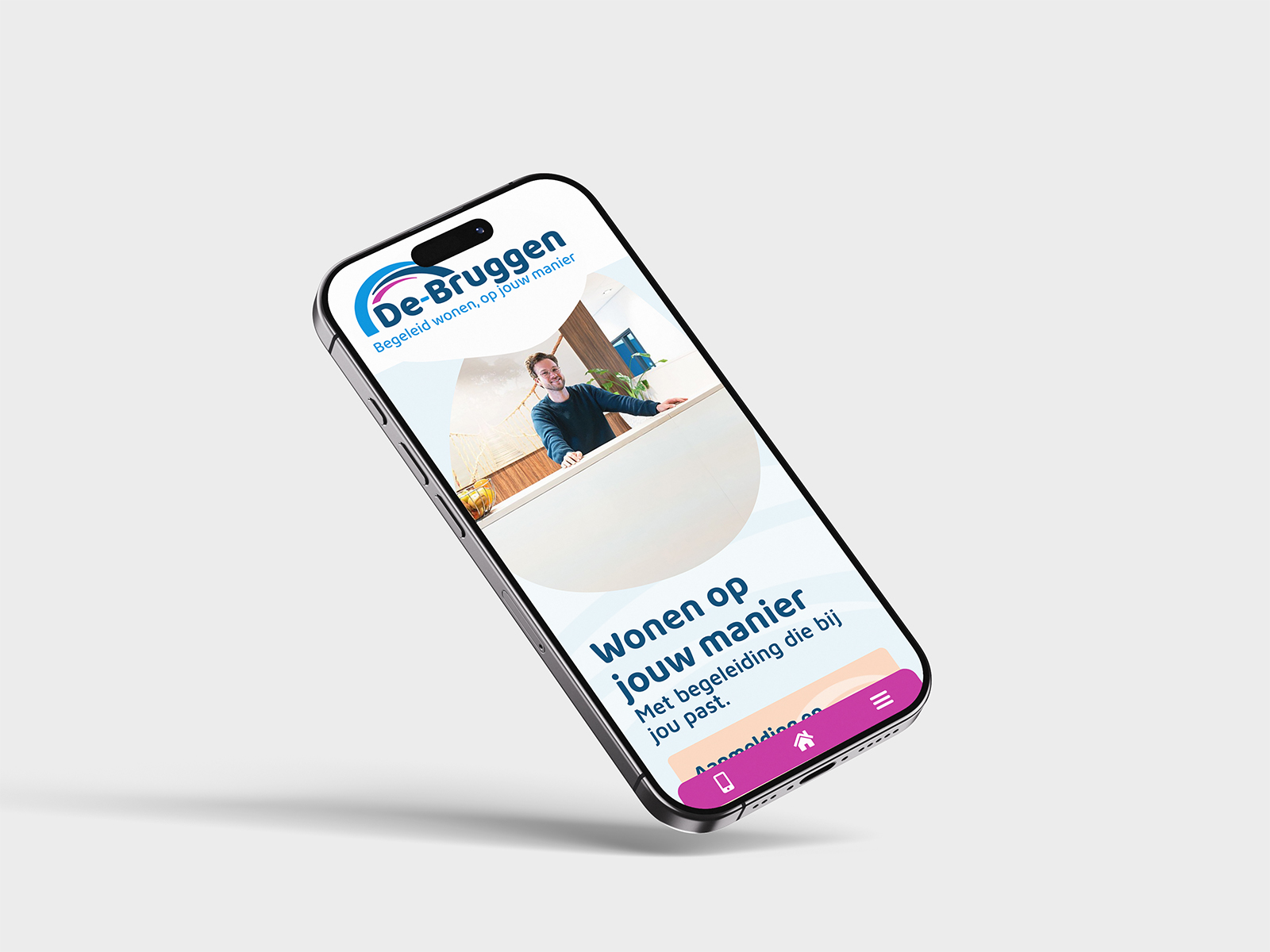 De-Bruggen Mockup Telefoon