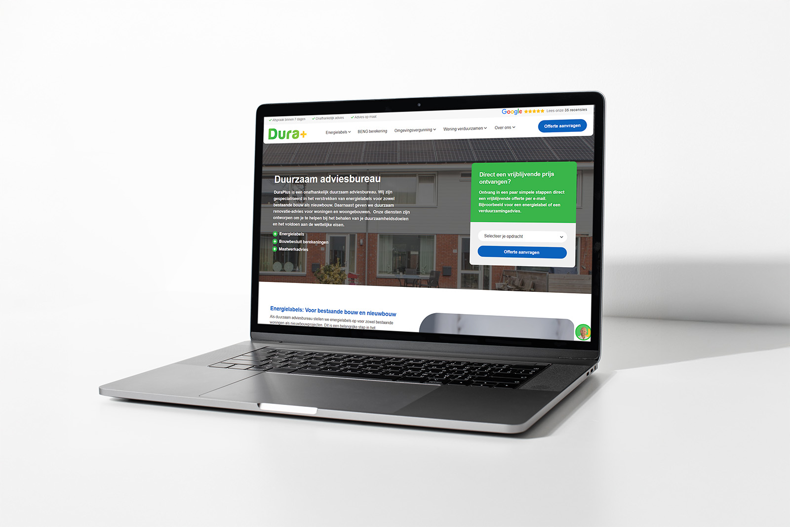 DuraPlus Desktop Mockup