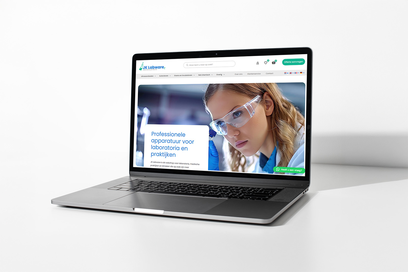 JK Labware Mockup Laptop