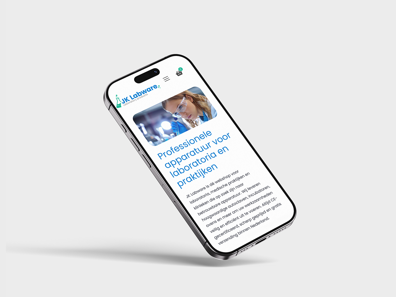 JK Labware Mockup Telefoon