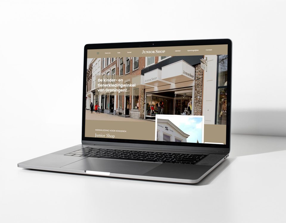 Junior Shop Mockup Laptop