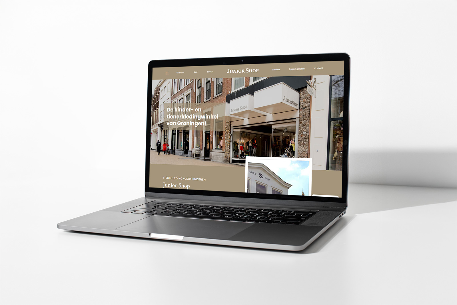 Junior Shop Mockup Laptop