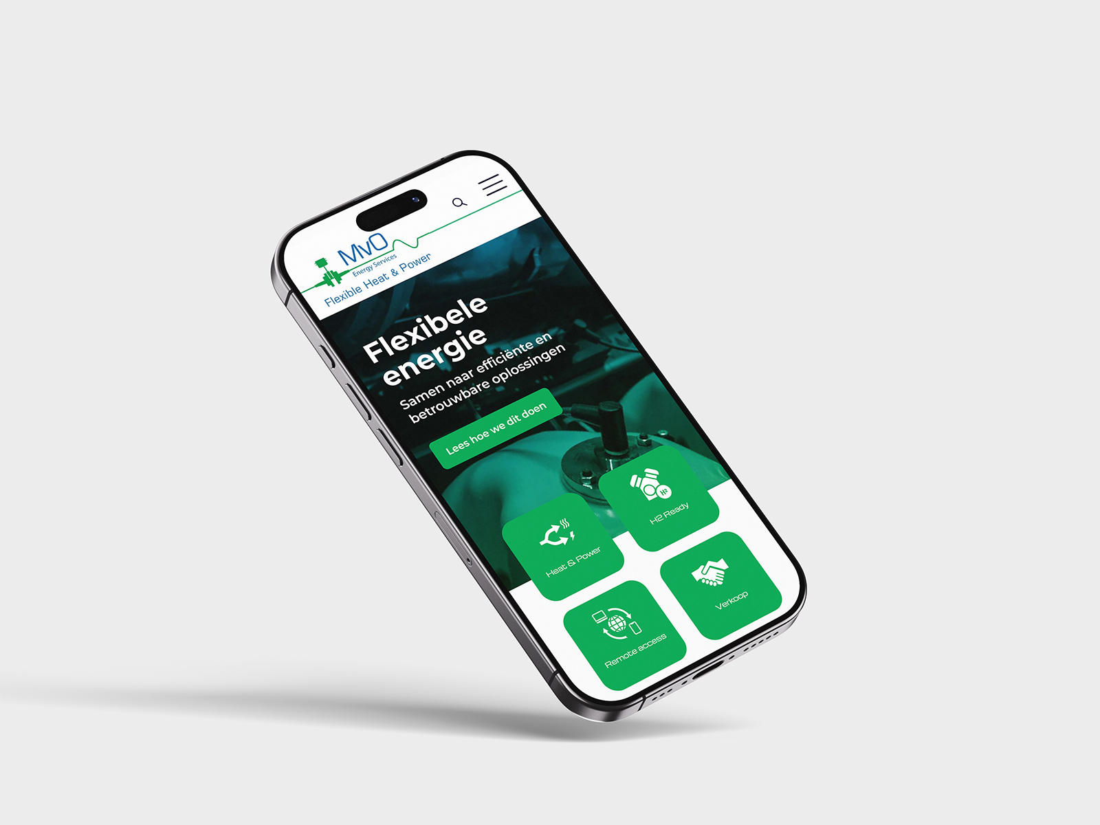 MvO Energy Mockup Mobiel