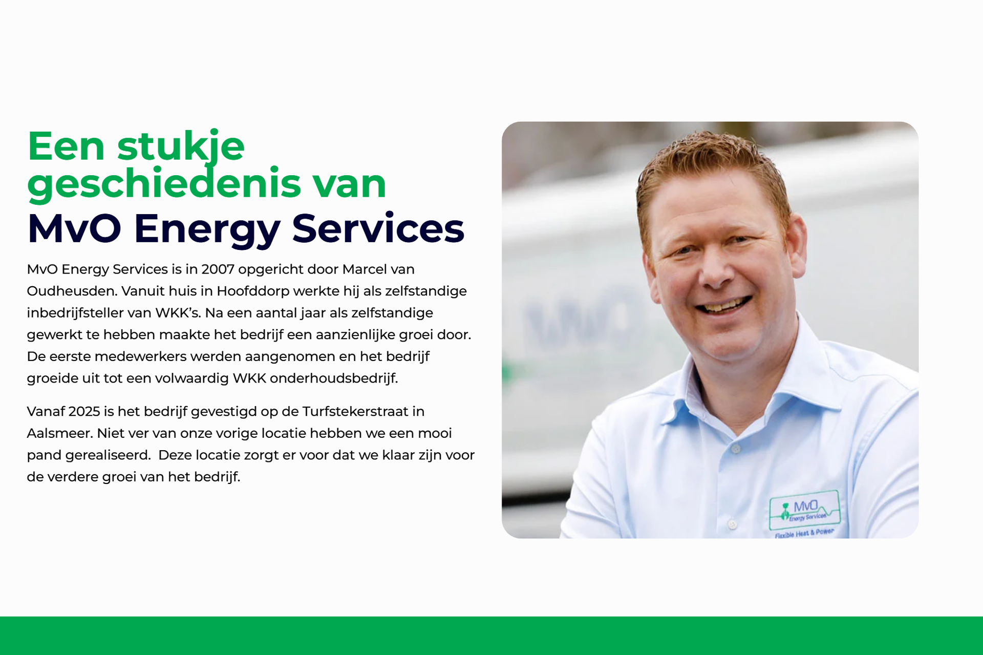 MvO Energy Website Screenshot