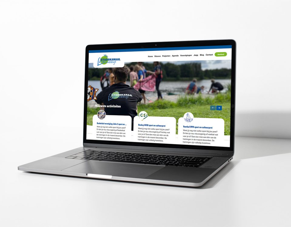 Stadskanaal Beweegt Mockup Laptop