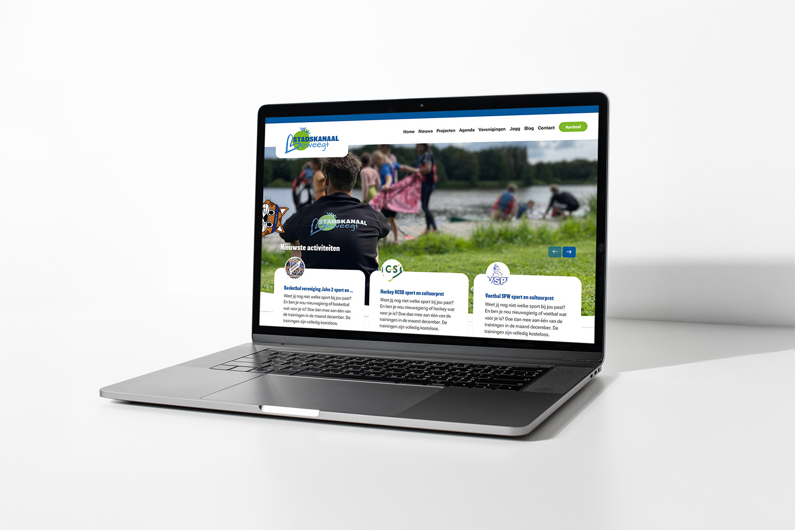 Stadskanaal Beweegt Mockup Laptop